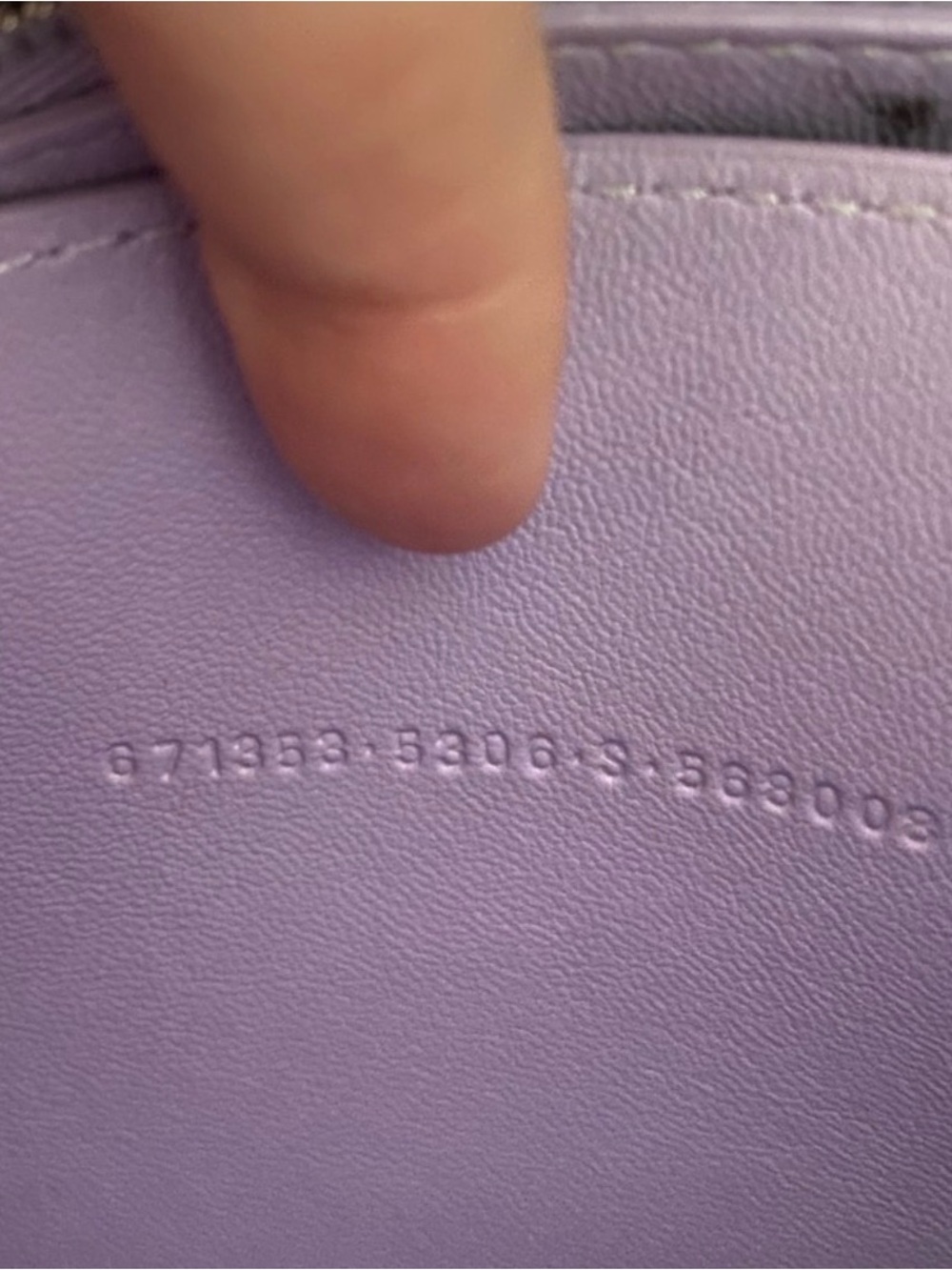 AUTH BALENCIAGA Hourglass Downtown Lilac Shoulder Bag crossbody COA INCLUDED - Picture 6 of 13